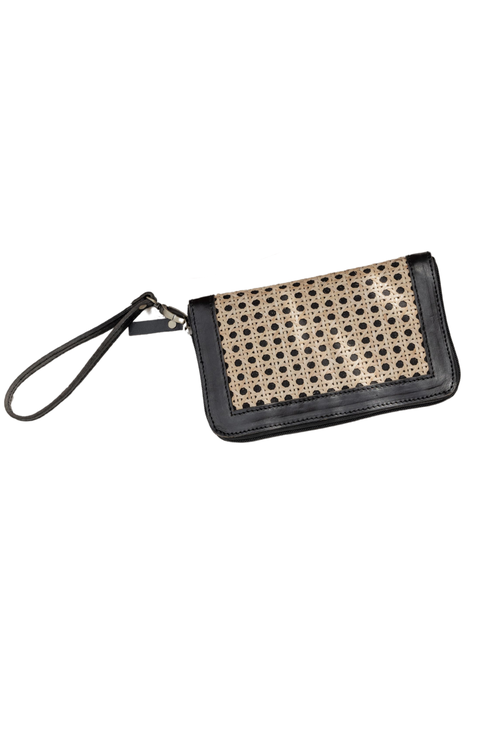 Raja Leather and Cane Wallet