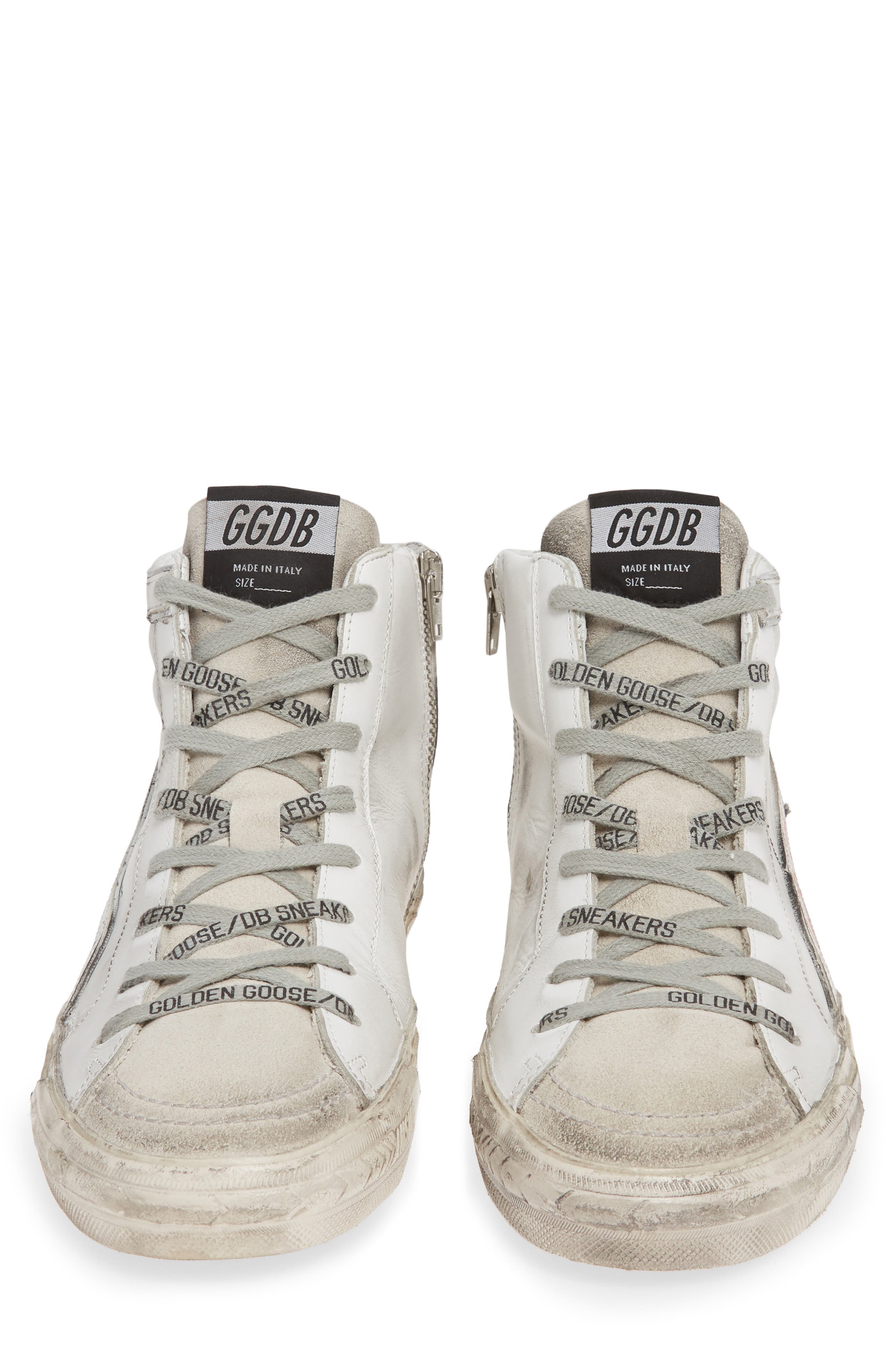 Golden Goose Slide NYC Graphic High Top Sneaker, Alternate, color, 