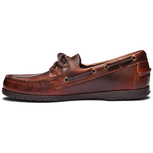 Sebago Endeavor Boat Shoe In Brown, Men's At Urban Outfitters In Burgundy