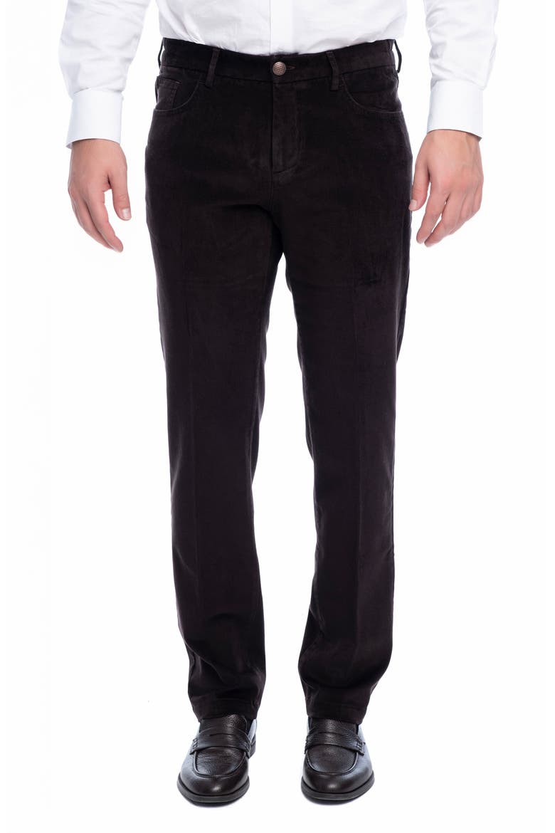 Vivor Straight Leg Pants, Main, color, BROWN
