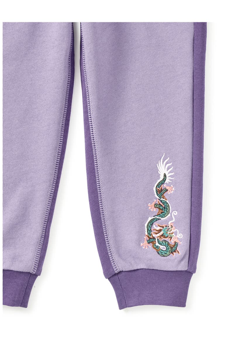 Colorblock Dragon Joggers, Alternate, color, Ultraviolet