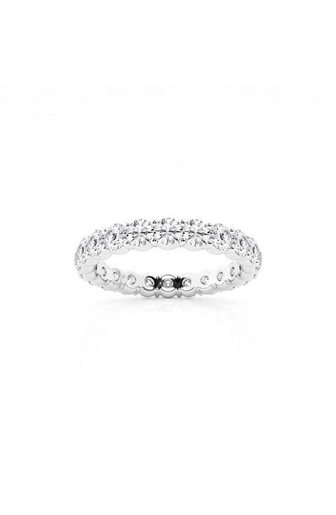 Round Cut Lab Created Diamond Infinity Ring - 2.0 ctw.