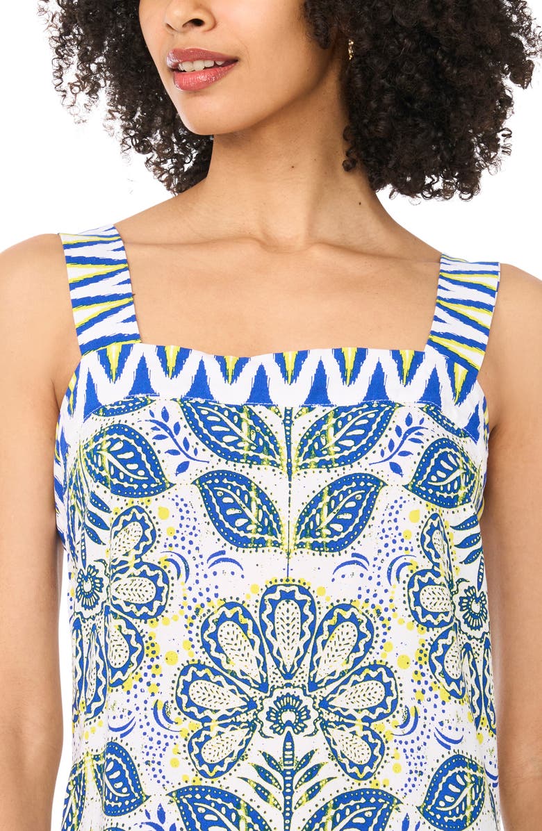 Vince Camuto Floral Maxi Dress, Alternate, color, Opulent Blue