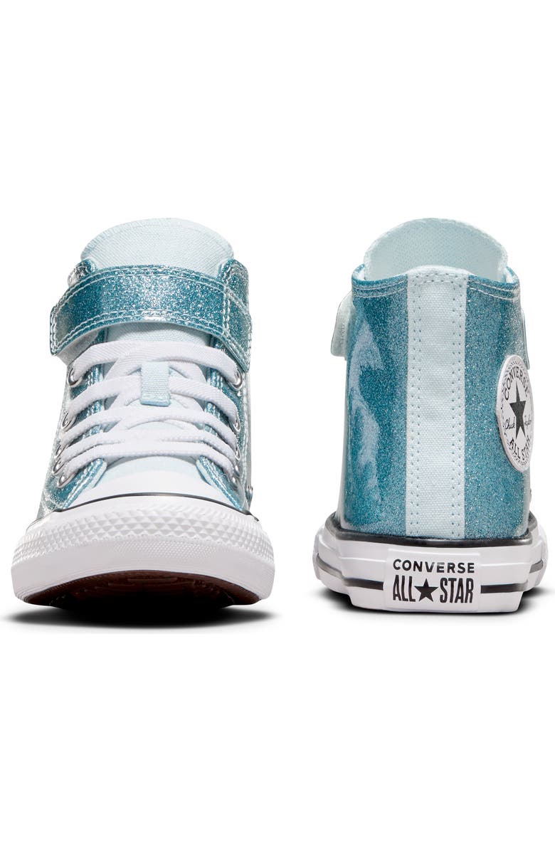 Converse Kids' Chuck Taylor<sup>®</sup> All Star<sup>®</sup> 1V Glitter High Top Sneaker, Alternate, color,
