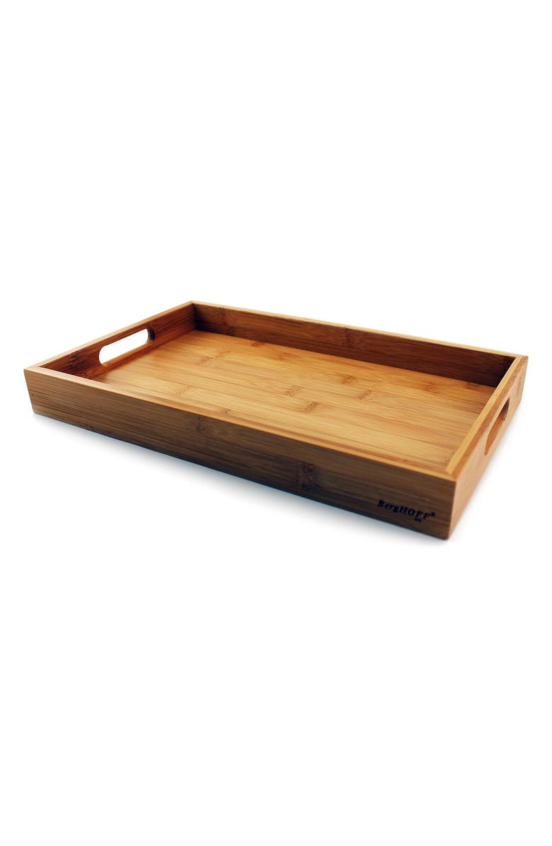BergHOFF 14" Bamboo Wood Serving Tray, Alternate, color, Natural