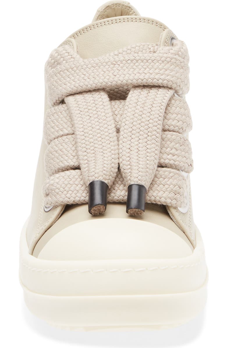 Rick Owens Jumbo Lace Low Top Sneaker, Alternate, color, Sand/ Milk/ Milk