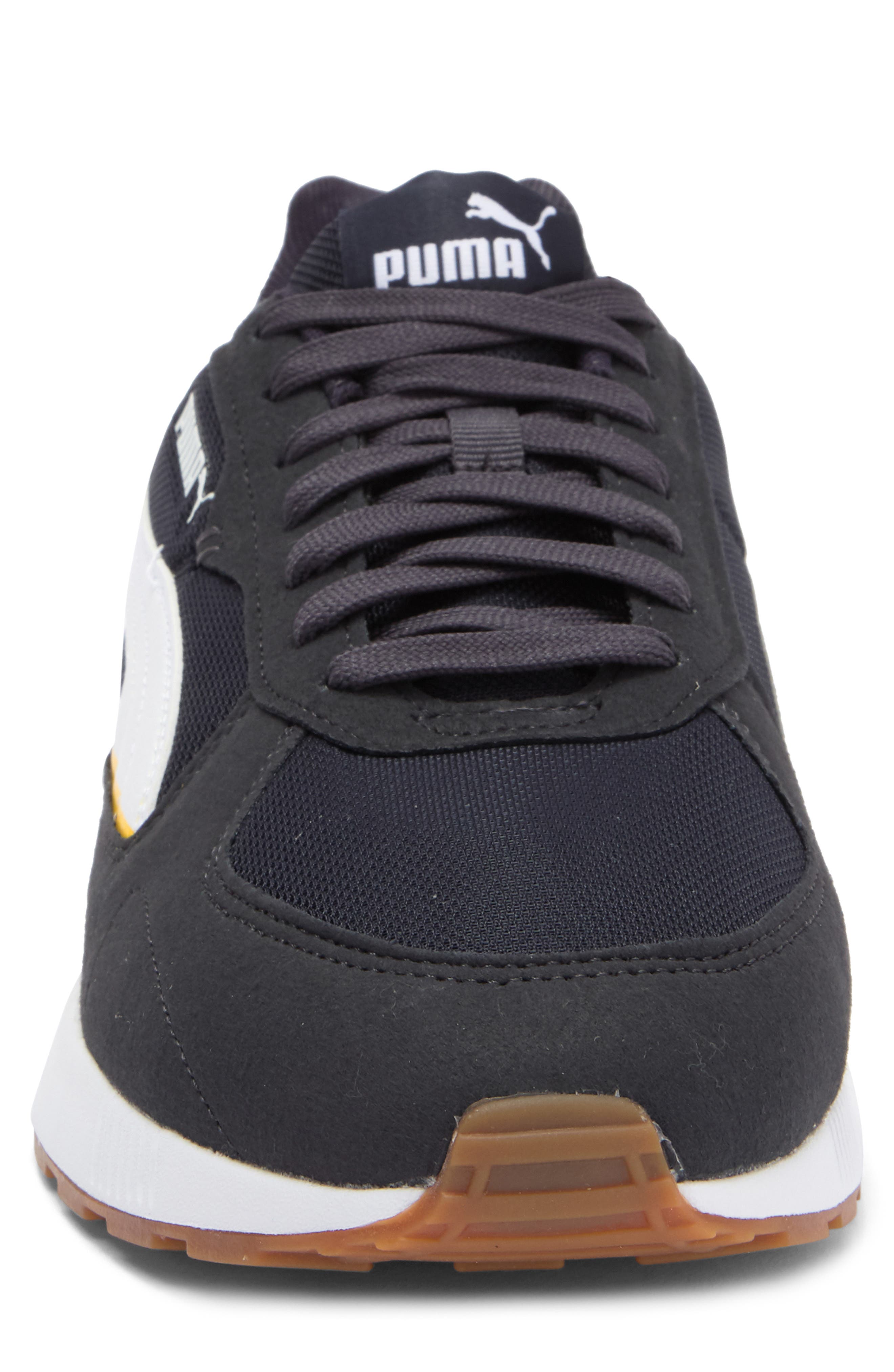PUMA Graviton Sneaker, Alternate, color, New Navy-Puma White-Yellow