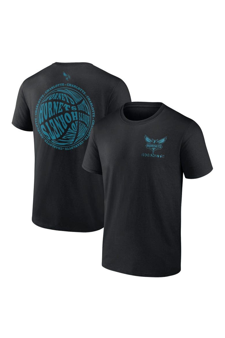 Men's Fanatics Branded Black Charlotte Hornets Basketball Street Collective T-Shirt, Main, color, Black