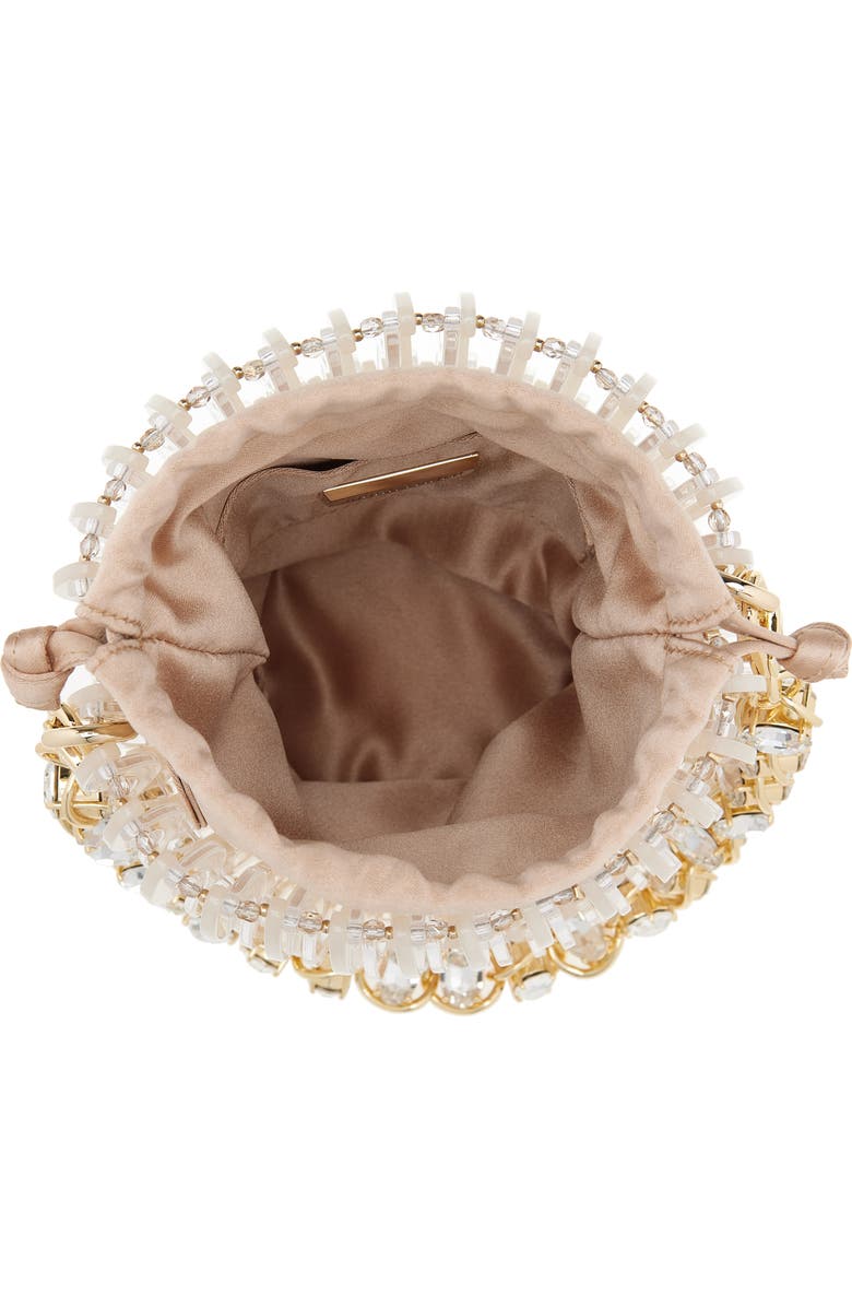 JUDITH LEIBER COUTURE Harper Clear Resin Handbag, Alternate, color, Clear/ Gold