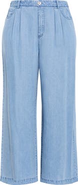 City Chic Evani Wide Leg Denim Pants