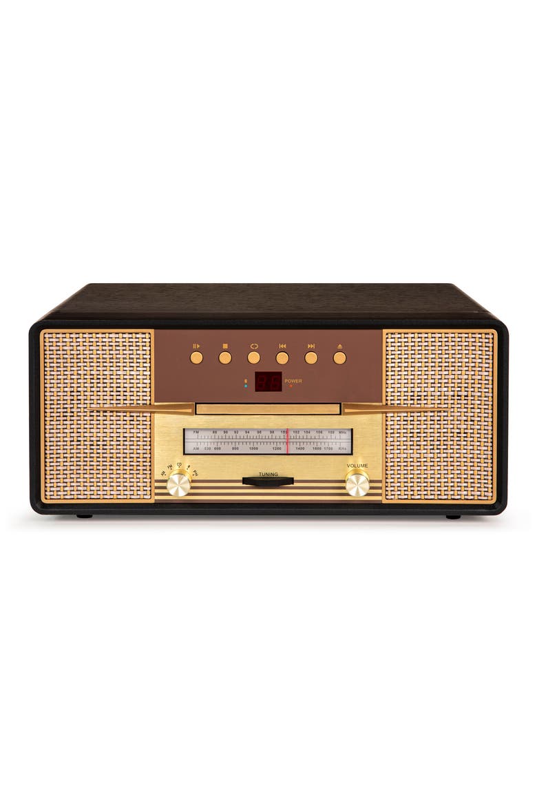 Rhapsody 7-in-1 Record Player, Main, color, MAHOGANY
