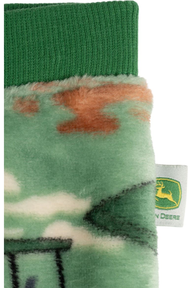 2-Piece Fleece Sweatshirt and Pants Set, Alternate, color, Green Camo Tractors