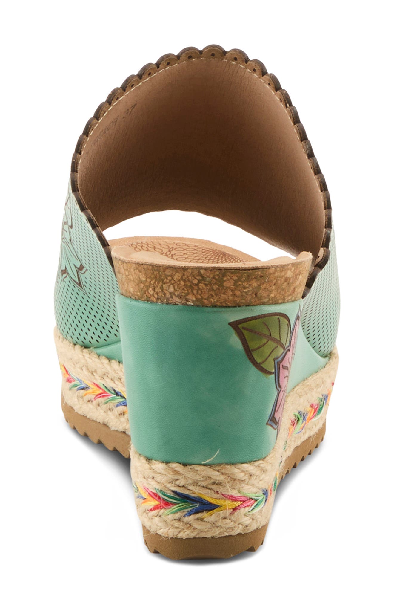 L'Artiste by Spring Step Delraybeach Platform Wedge Sandal, Alternate, color, 