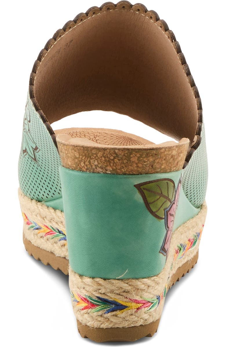 L'Artiste by Spring Step Delraybeach Platform Wedge Sandal, Alternate, color,