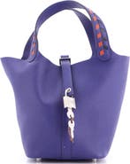 Pre-Owned Hermes Picotin Lock Bag Tressage Epsom PM