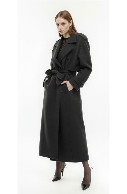 Brooklyn Long Trench Coat