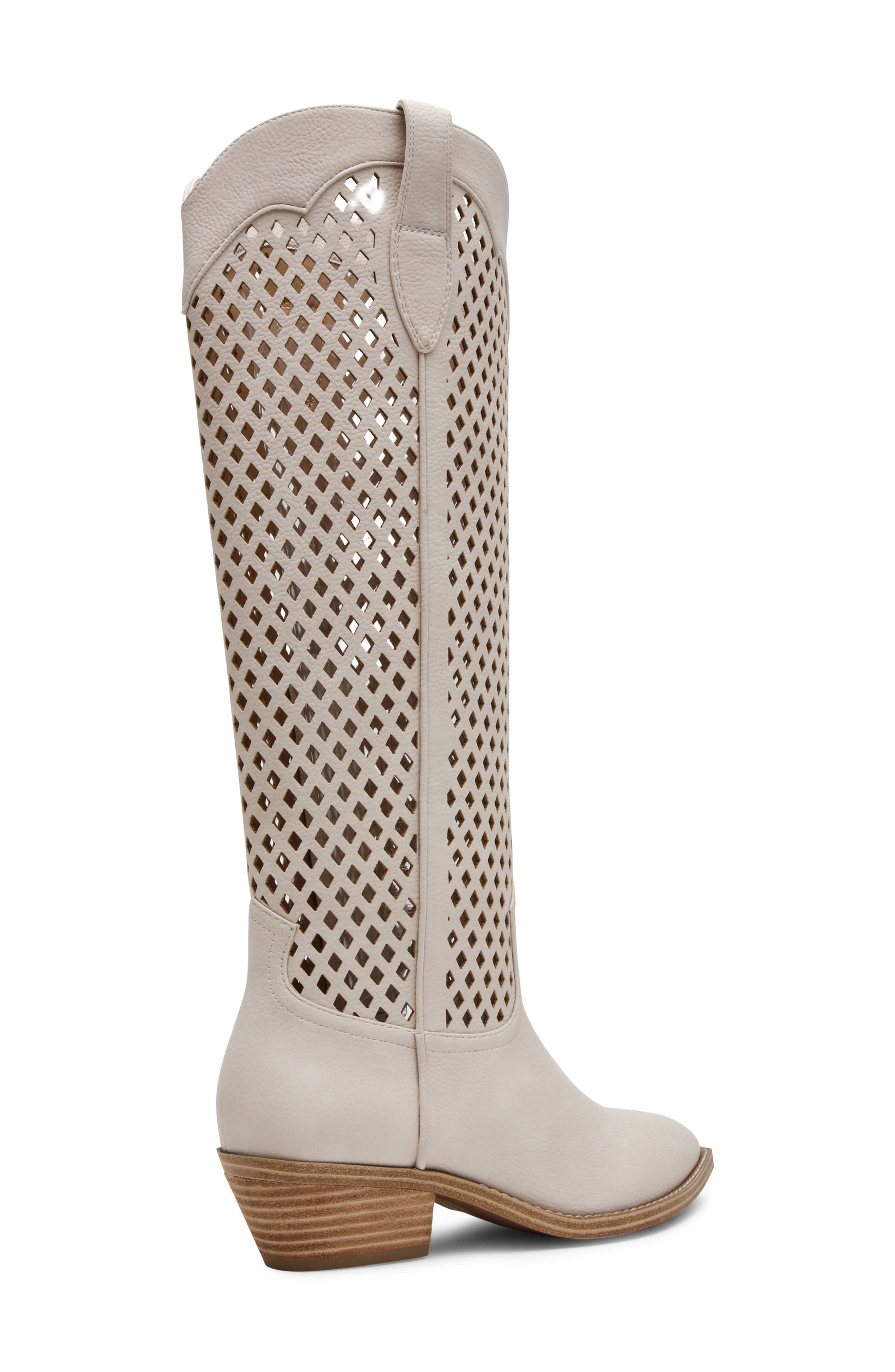 DV by Dolce Vita Kaidence Western Boot, Alternate, color, Ivory