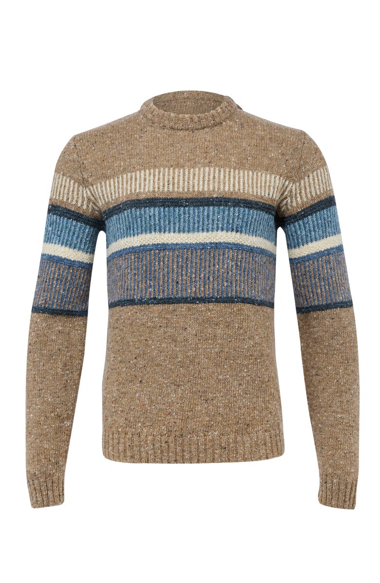 Celtic & Co. Statement Donegal Wool Sweater, Alternate, color, Camel
