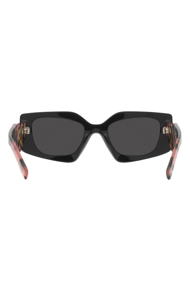 Prada 51mm Rectangular Sunglasses, Alternate, color, 