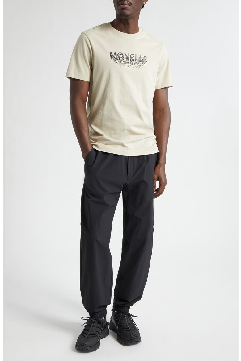 Stretch Nylon Cargo Joggers, Alternate, color, BLACK