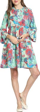 APNY Mix Print Tunic Dress