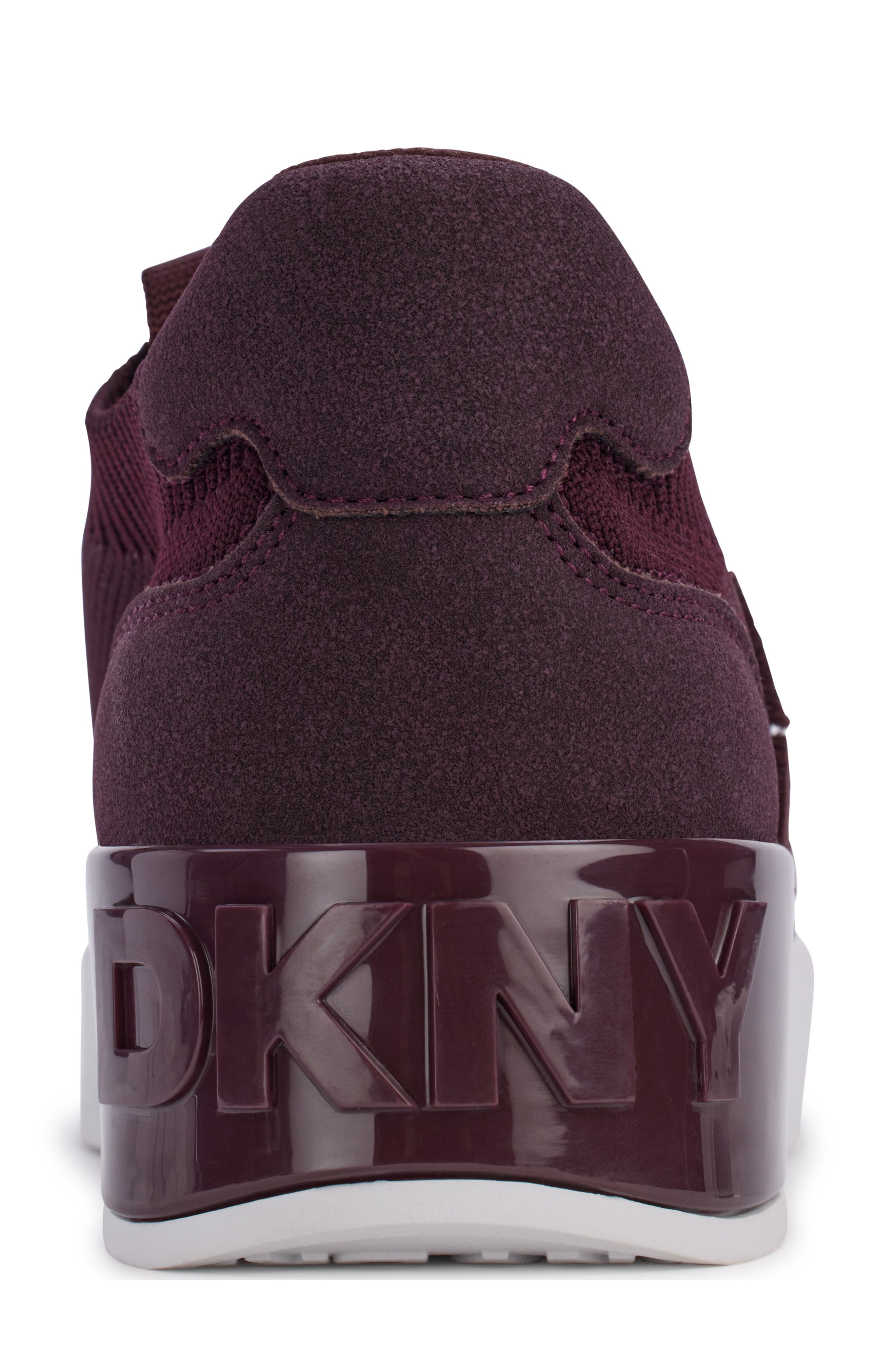 Mallory Knit Sneaker, Alternate, color, WINE
