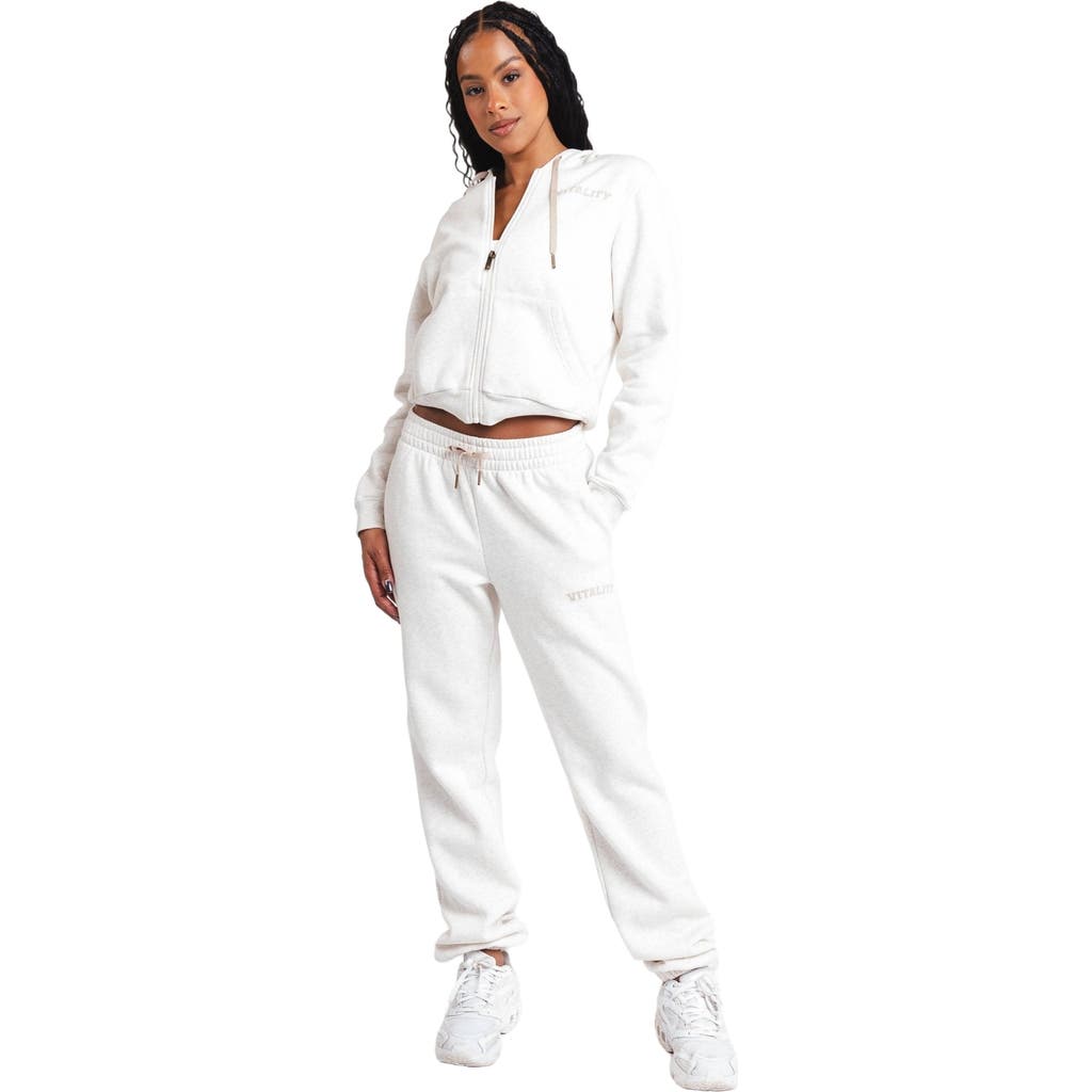 Vitality Cozy Uni Jogger In White