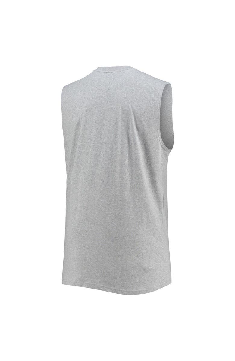 PROFILE Men's Heathered Gray 2022 MLB All-Star Game Big & Tall Sleepwear Muscle Tank Top, Alternate, color, Heather Gray