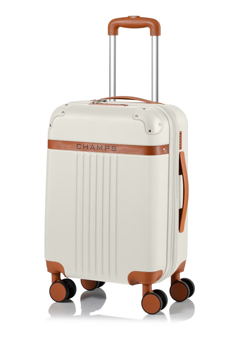 Vintage Carry-On Hardside Spinner, Alternate, color, IVORY