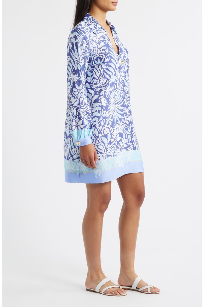 Lilly Pulitzer® Iralanne Long Sleeve Popover Shirtdress (Women)