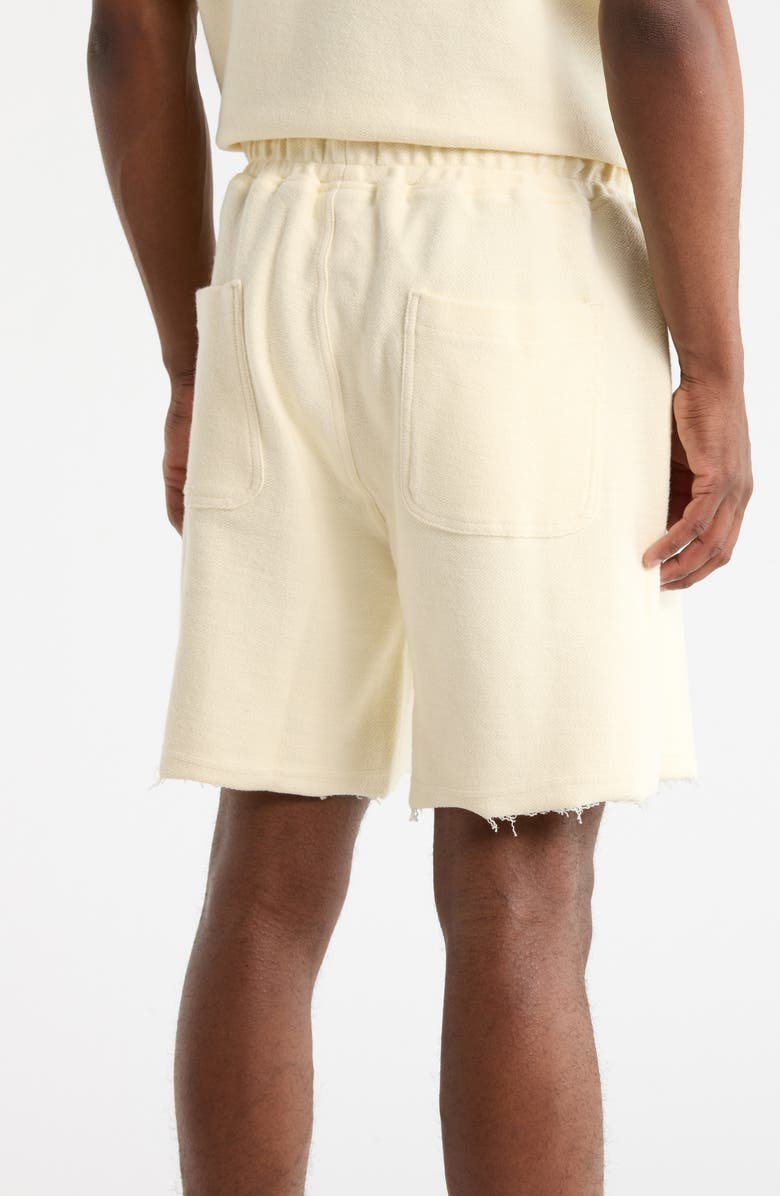 HONOR THE GIFT Race Herringbone Shorts, Alternate, color, Off White