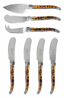 FRENCH HOME 7-Piece Laguiole Cheese Knives Set