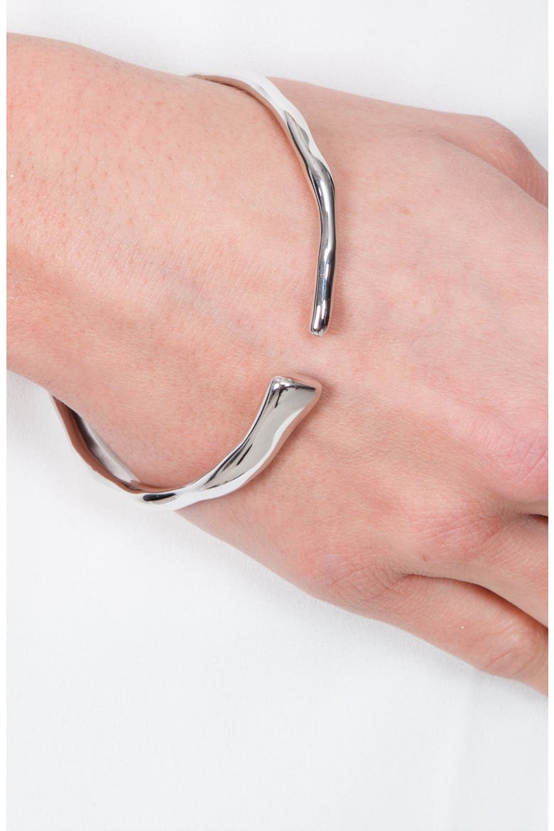 Silver Icicle Open Ring Adjustable, Alternate, color, Sterling Silver
