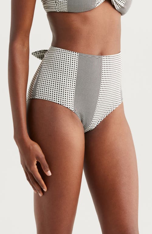 Lemlem Elsi High Waist Bikini Bottoms In Semira Vanilla
