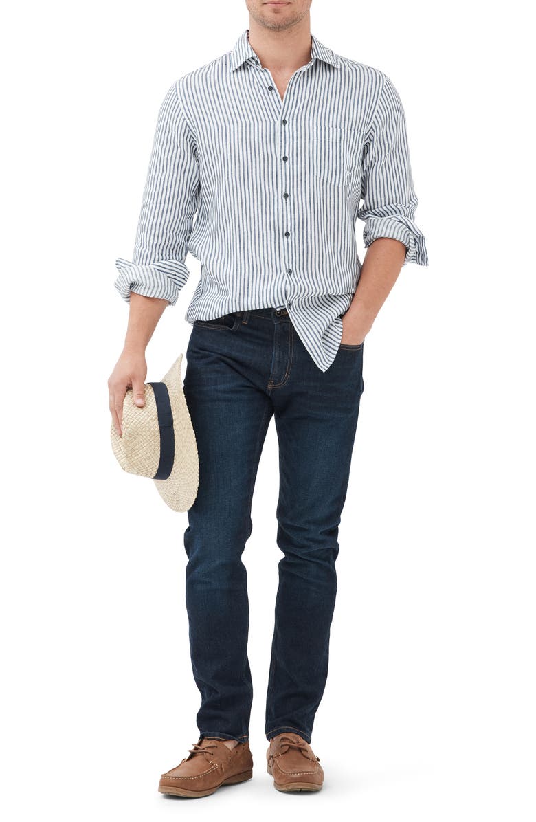 Rodd & Gunn Sutton Stretch Straight Leg Jeans, Alternate, color, Dark Blue
