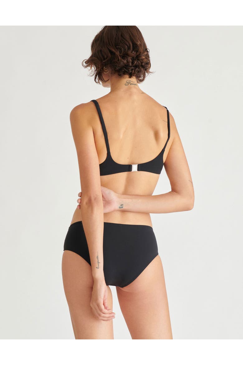 Quinn Bikini Top, Alternate, color, Black