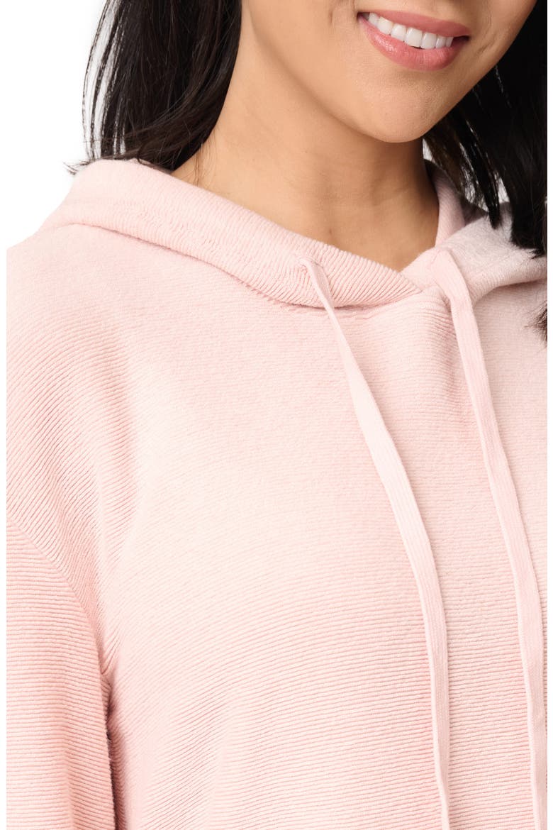 Low Key Luxe Rib Hoodie, Alternate, color, PINK WHIP