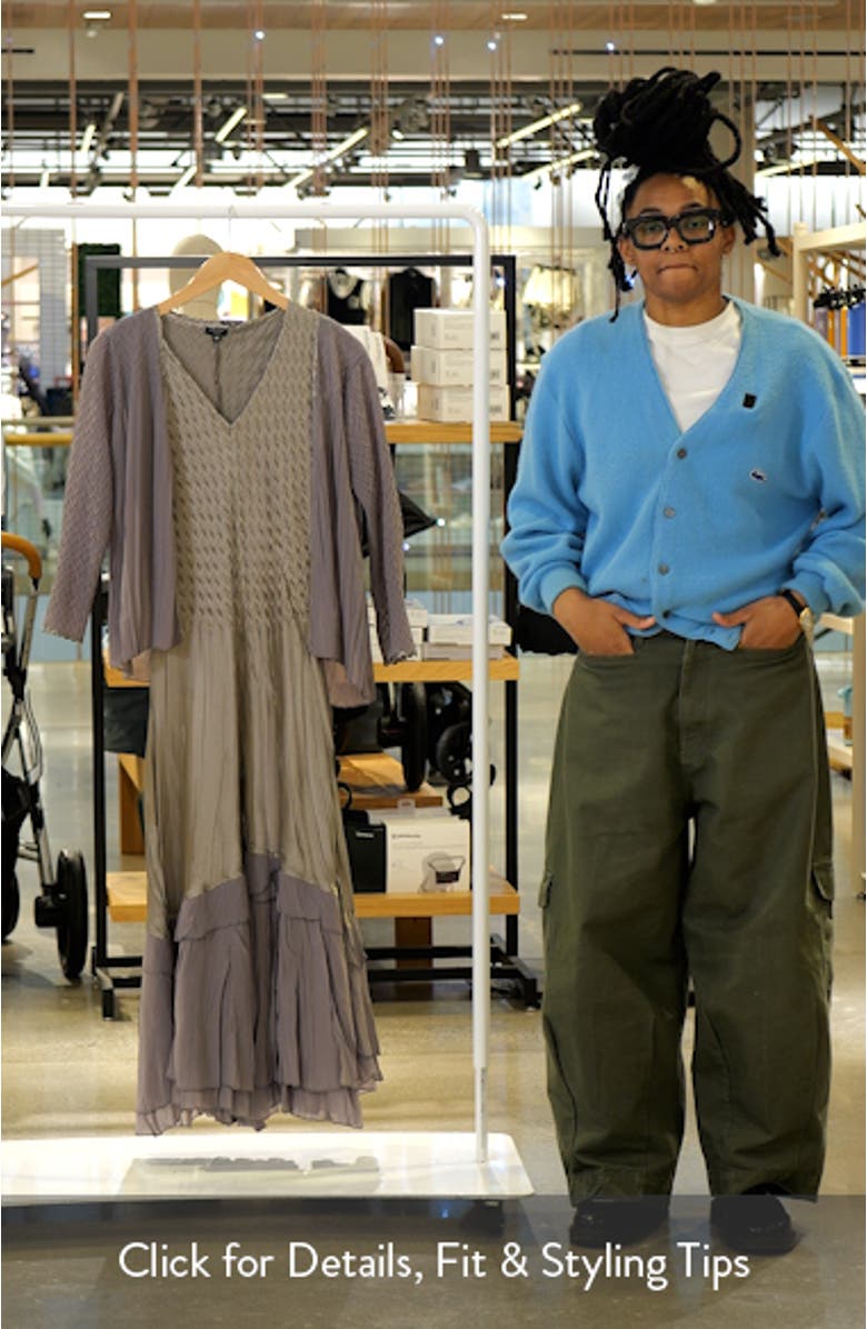 Charmeuse & Chiffon Cocktail Dress with Jacket, sales video thumbnail