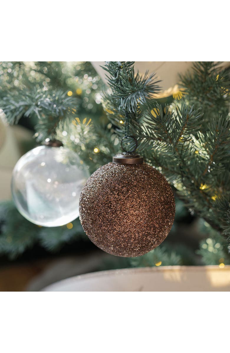 CG Hunter 2.25" Clear Glass Ornament, Alternate, color, Clear