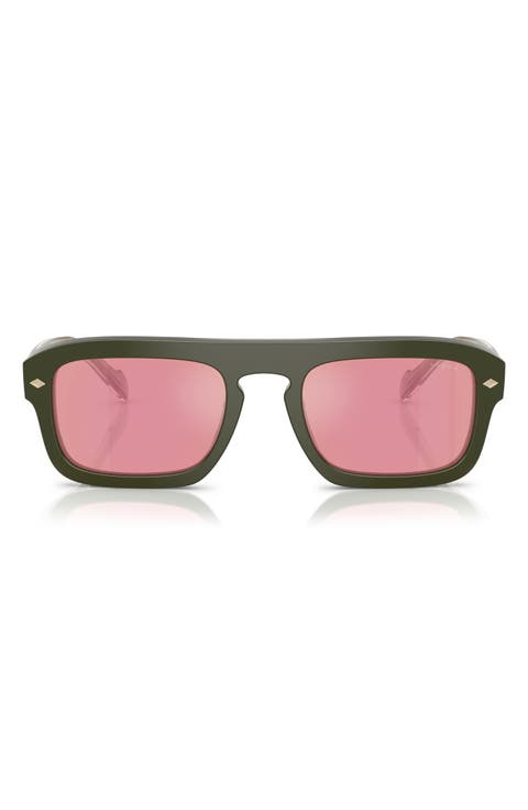 53mm Gradient Square Sunglasses