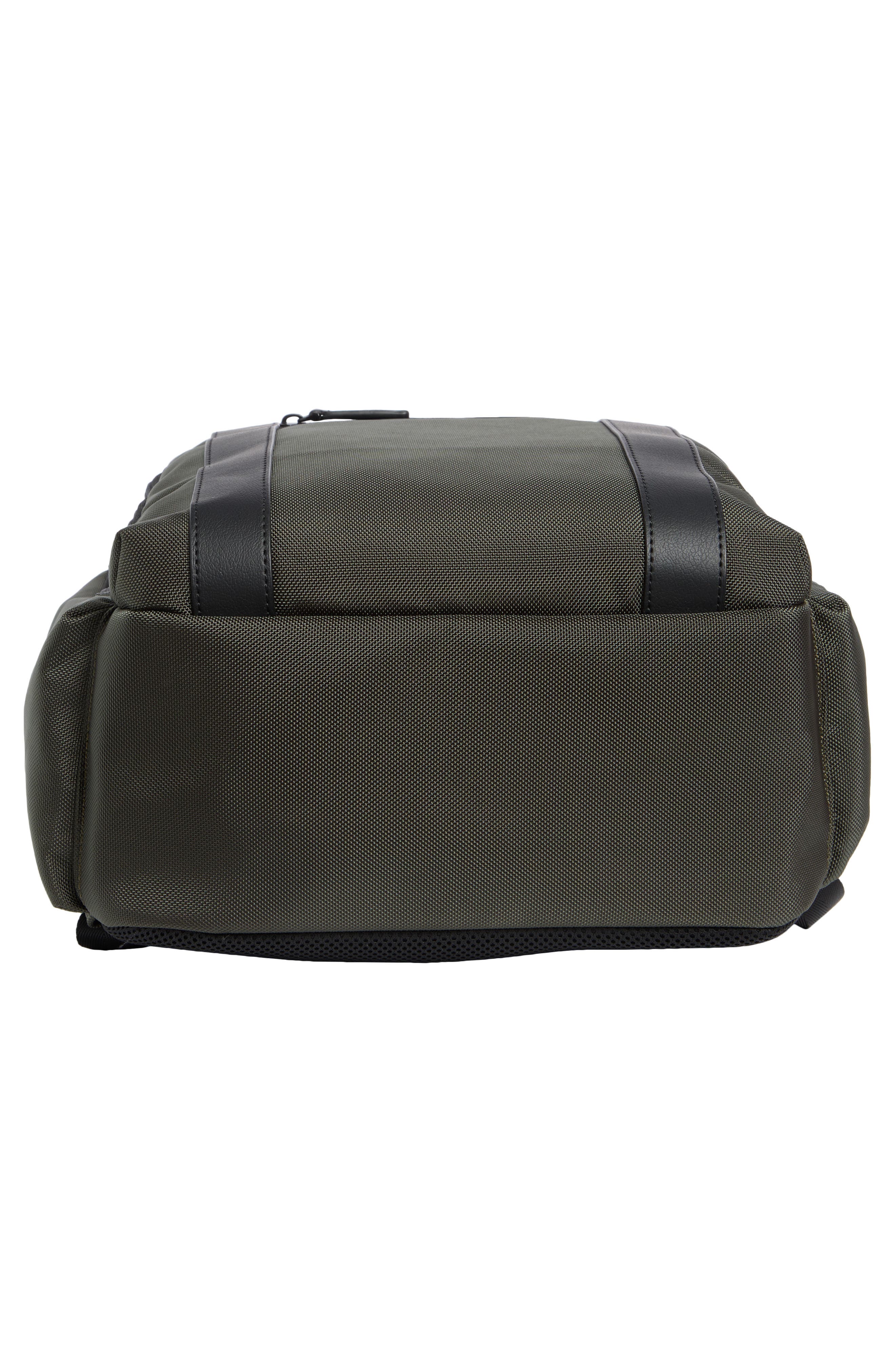 Ballistic Nylon Laptop Backpack, Alternate, color, OLIVE