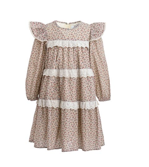 Floral Lace Tiered Dress (Toddler, Little Kid & Big Kid)