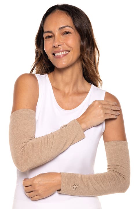 Women's Sun Arm Sleeves, UPF 50+ Sun Protection, Navagio