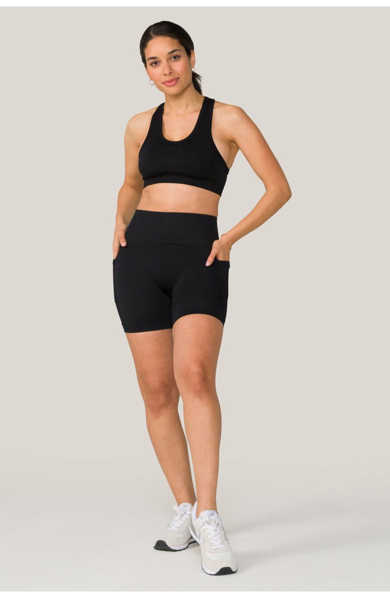 ALALA Barre Pocket Short, Alternate, color, Black