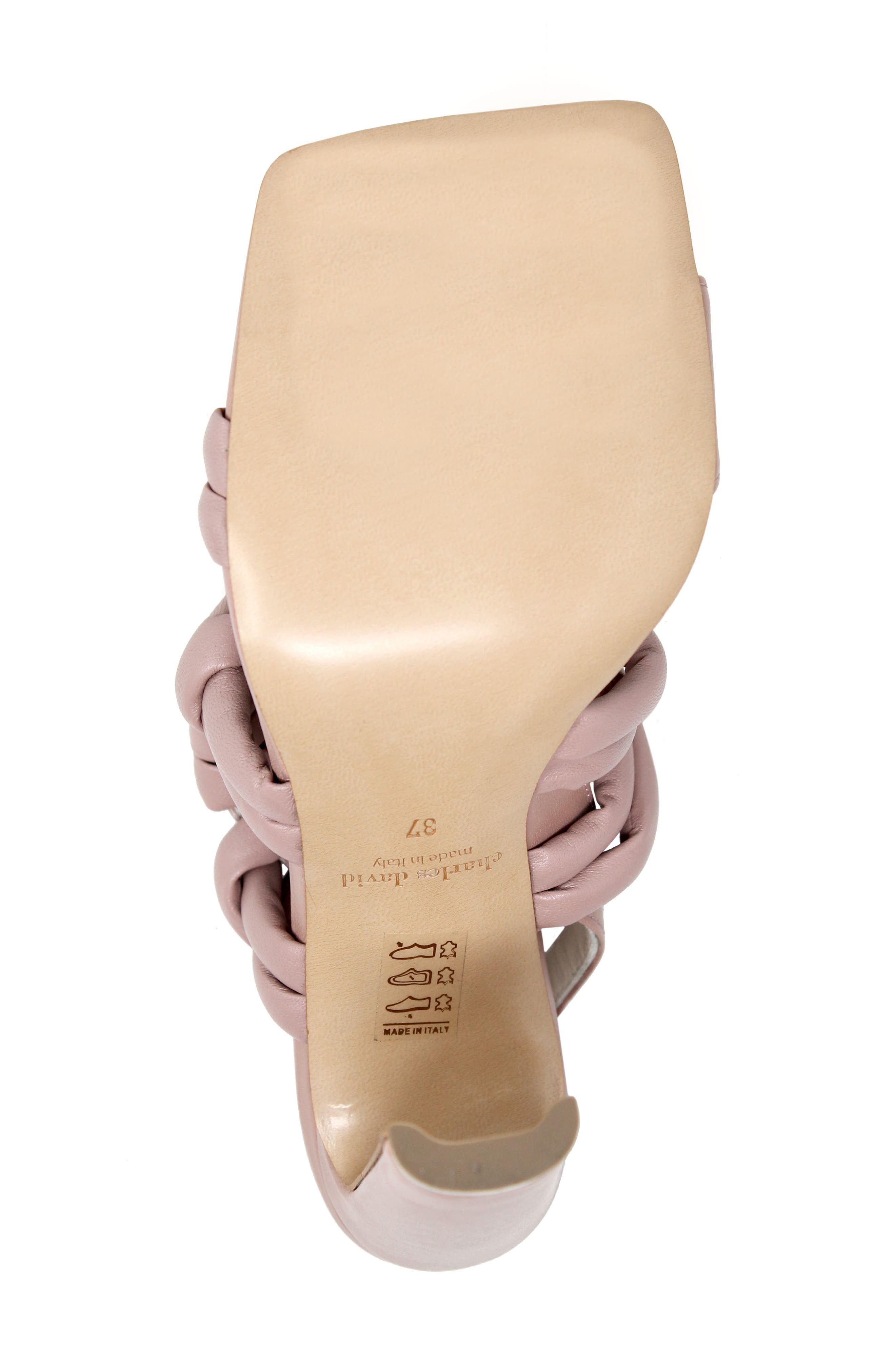 Charles David Lonestar Knotted Sandal, Alternate, color, Clay