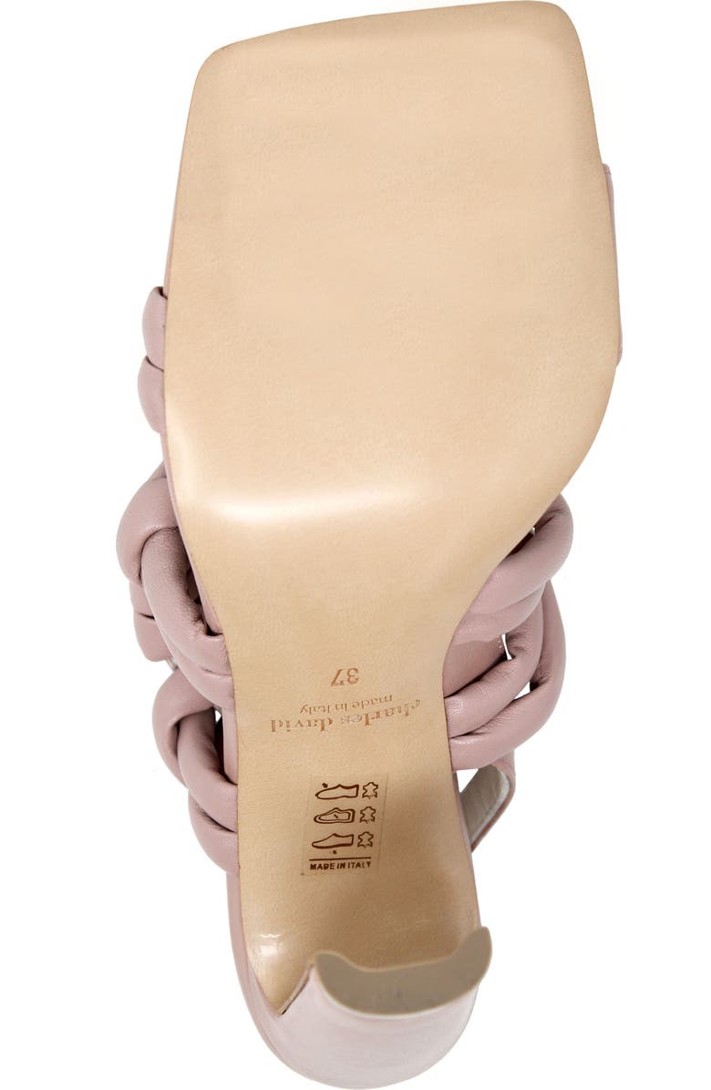 Charles David Lonestar Knotted Sandal, Alternate, color, Clay