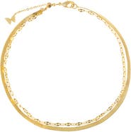 BY ADINA EDEN Double Strand Multi Chain Anklet