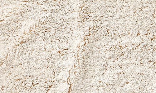 Coyuchi Shag Organic Cotton Bath Rug In Neutral