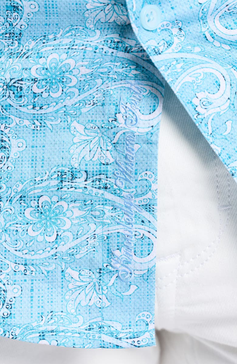 Robert Graham Long Sleeve Button-Up Shirt, Alternate, color, Light Blue