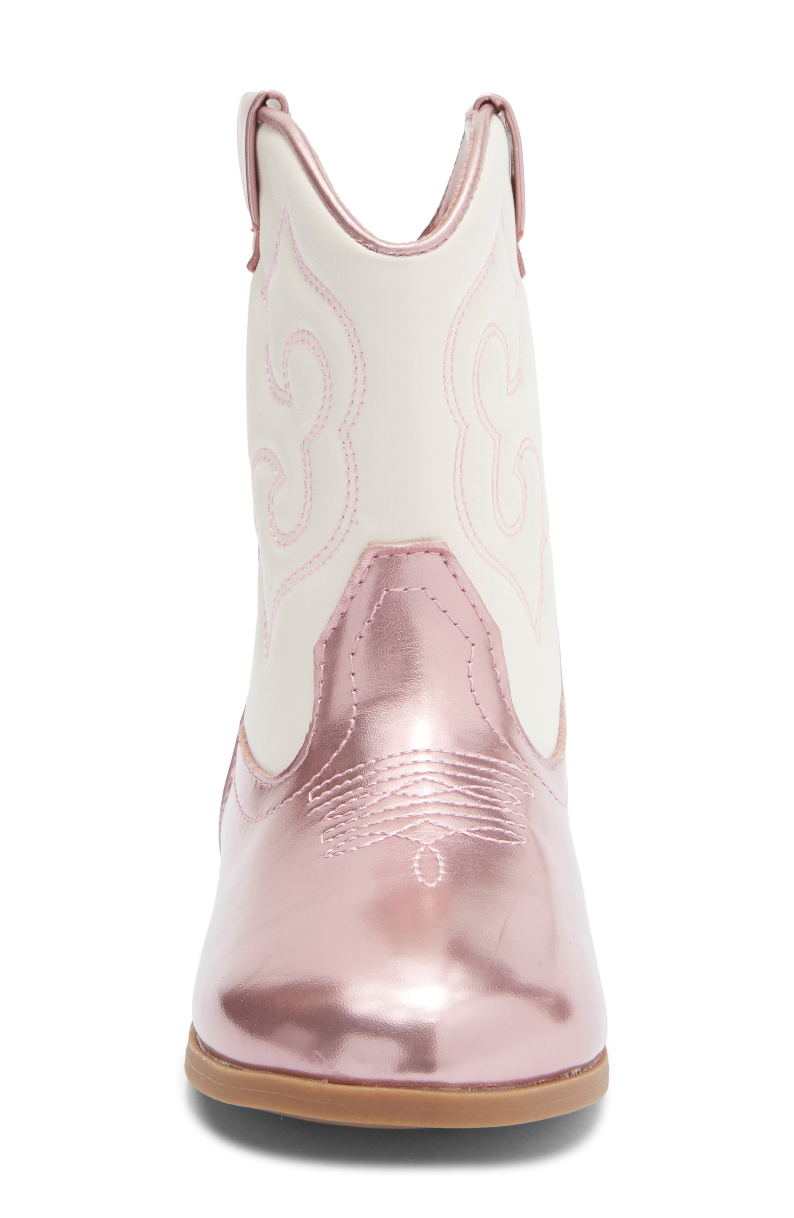 Harper Canyon Kids' Gabriela Western Boot, Alternate, color, Pink Metallic